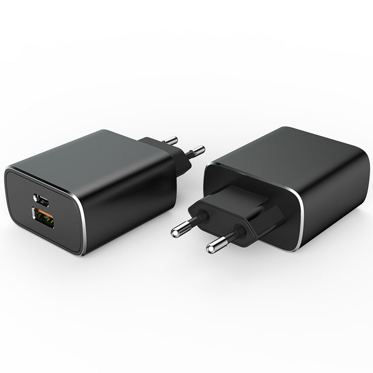 28W Type C with USB Dual Port Wall Charger