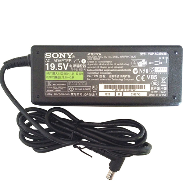 Sony Vaio 19.5V 3.9A 76W AC Adapter