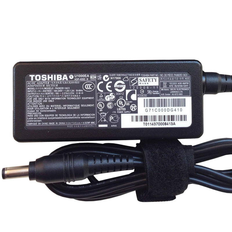 Toshiba 19V 2.37A Charger PA-3822E-1AC3 (5.5mm x 2.5mm)